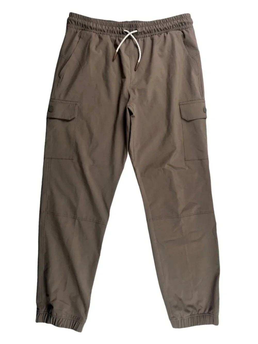 All In Motion XL 14 Taupe Cargo Jogger Pants Youth Athletic Stretch